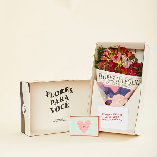 CAIXA ERMETICA FLORES VERMELHAS