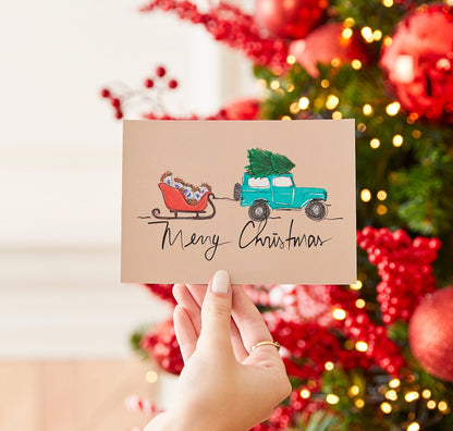 CARTÃO MERRY CHRISTMAS