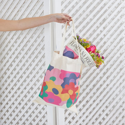 BOLSA COM FLORES ERMETICA